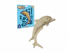 Eco 3D Wooden Dolphin Puzzle