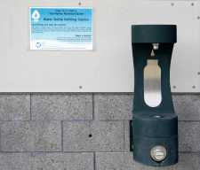 water bottle refill station