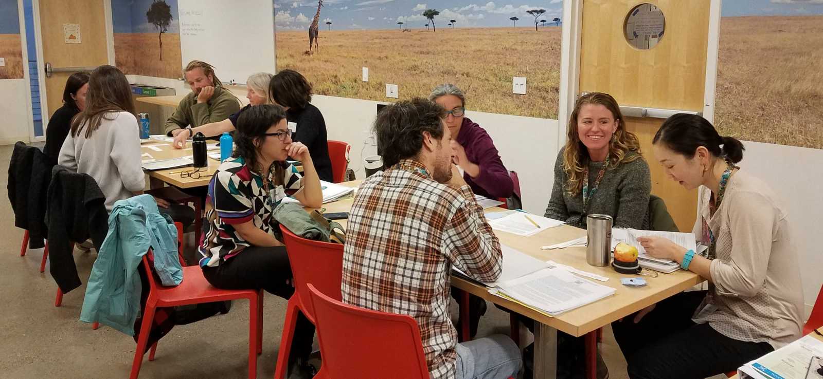 a group of educators at a Climate Literacy Collaborative meeting